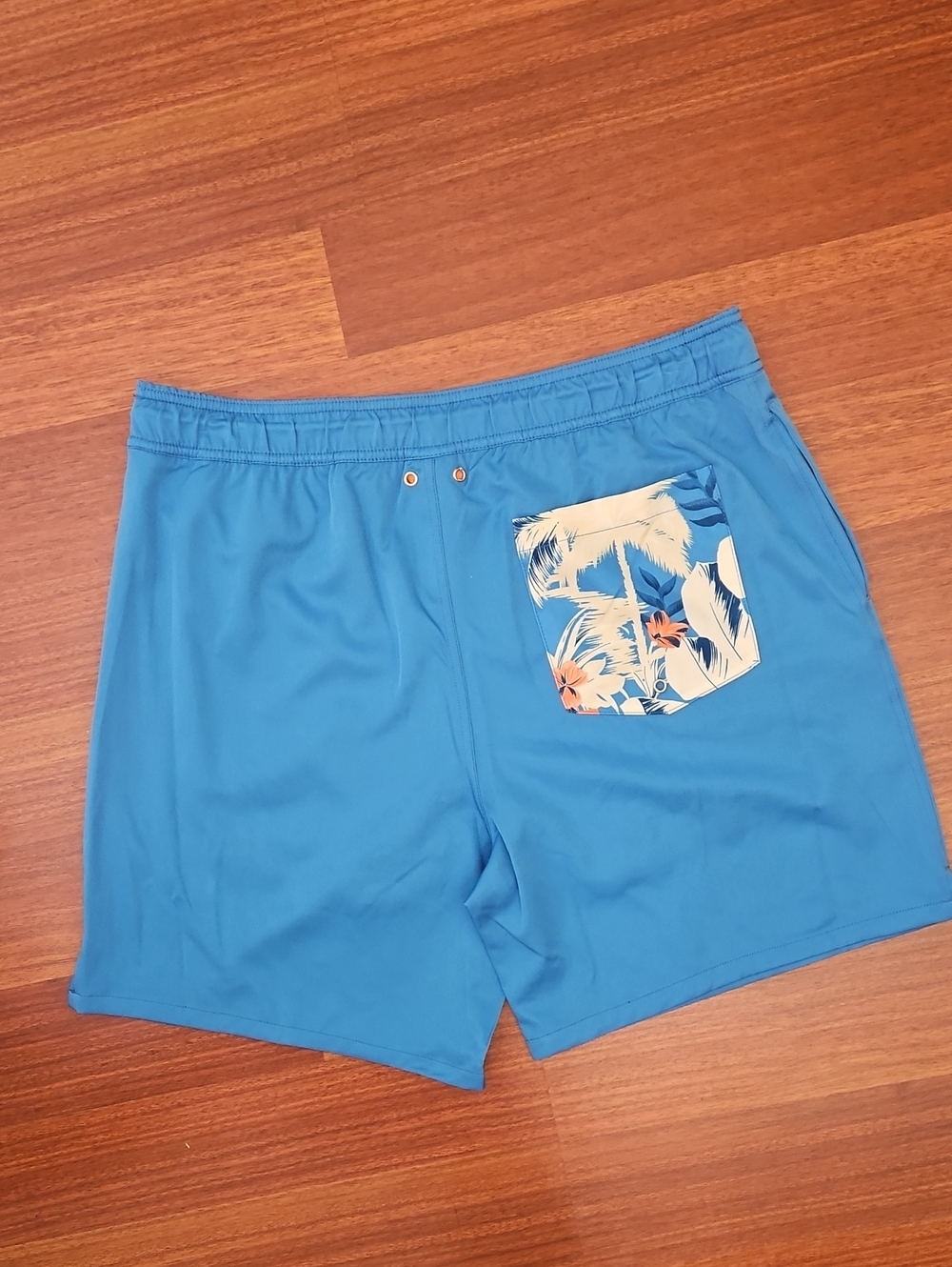 Robert Graham Mediterranea Hybrid Lined Board Shorts Azure Blue Men's Large